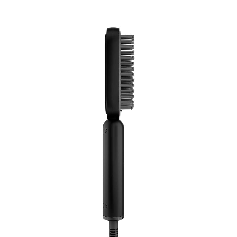 Rush Brush S3 Lite Power of A Straightener With Ease of A Brush, MCH Heater For Fast Heat Up - Black