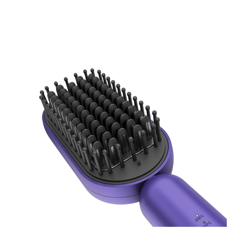 Rush Brush S3 Lite Power of A Straightener With Ease of A Brush - Pruple