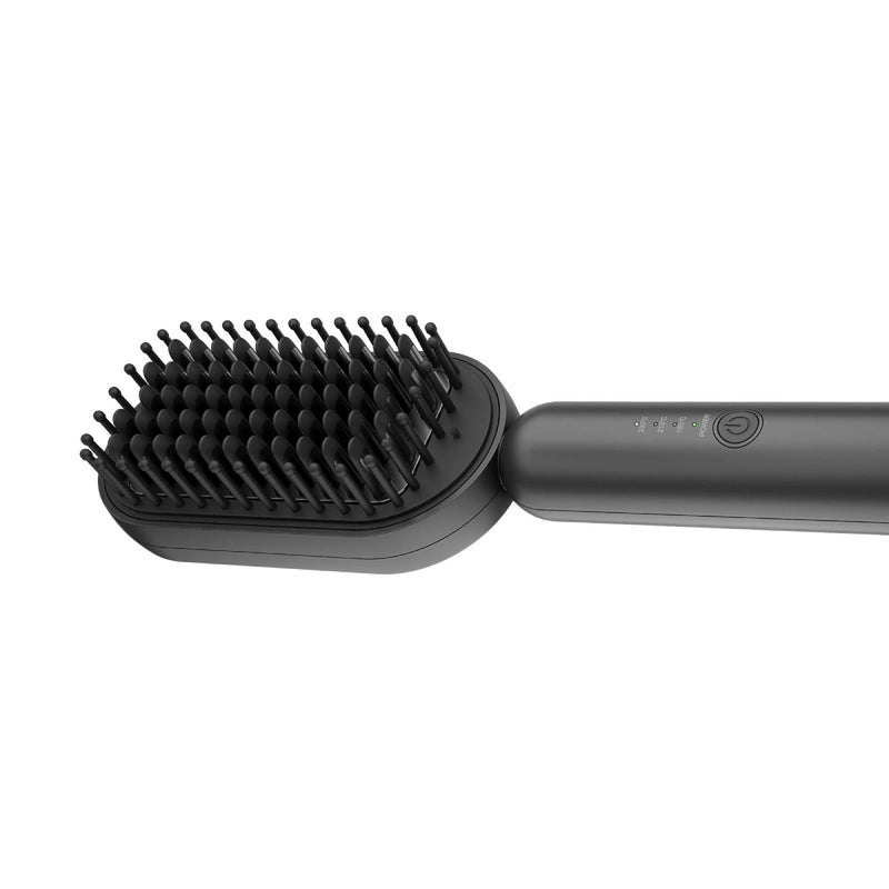 Rush Brush S3 Lite Power of A Straightener With Ease of A Brush, MCH Heater For Fast Heat Up - Grey