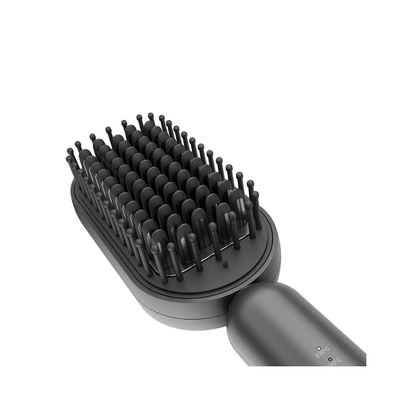 Rush Brush S3 Lite Power of A Straightener With Ease of A Brush, MCH Heater For Fast Heat Up - Grey