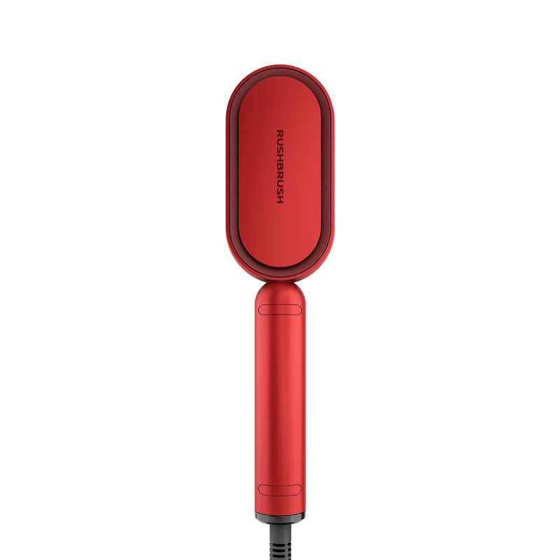 Rush Brush S3 Lite Power of A Straightener With Ease of A Brush, MCH Heater For Fast Heat Up - Red