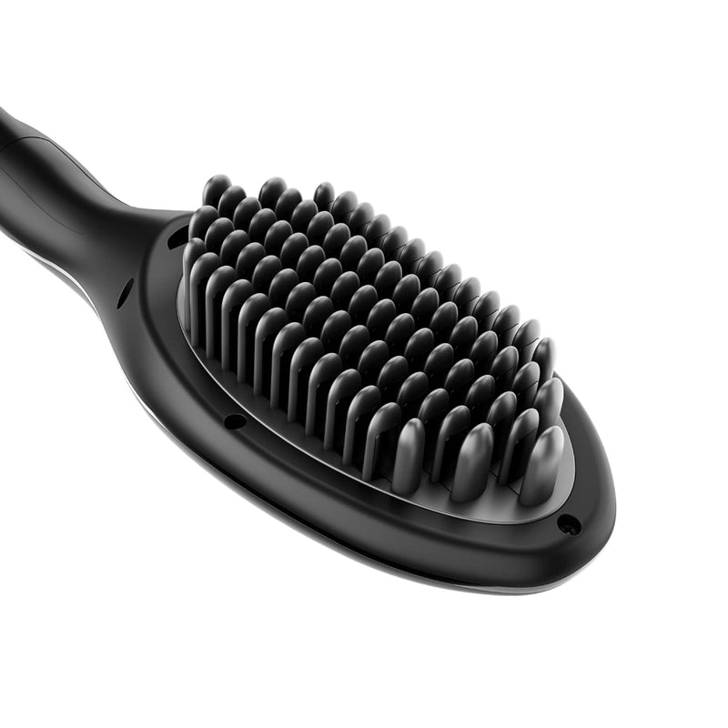 Rush Brush S3  Hair Straightening Brush, Fast Heat Up, Automatic Shut-Off - Black