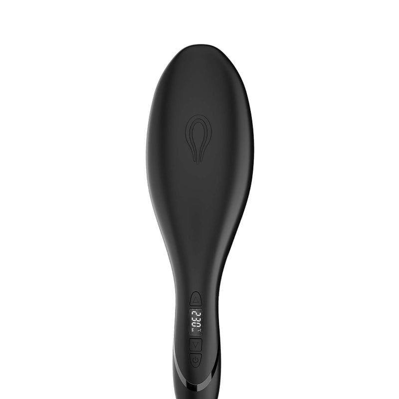 Rush Brush S3  Hair Straightening Brush, Fast Heat Up, Automatic Shut-Off - Black