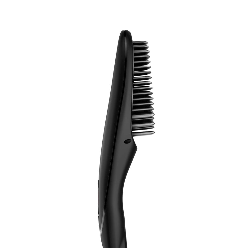 Rush Brush S3  Hair Straightening Brush, Fast Heat Up, Automatic Shut-Off - Black