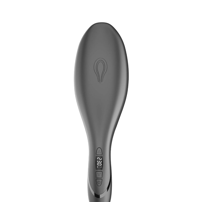 Rush Brush S3  Hair Straightening Brush, Fast Heat Up, Automatic Shut-Off - Grey