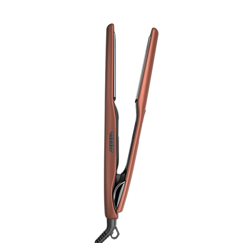 Rush Brush X2 Max Hair straightener, MCH Heater For Fast Heat Up, Automatic Shut-Off - Rose Gold