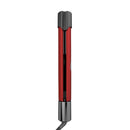 مكواة فرد الشعر Rush Brush x2 Infra Revolver، سخان PTC للتسخين السريع، شاشة عرض LED، إيقاف تشغيل تلقائي - أحمر 
