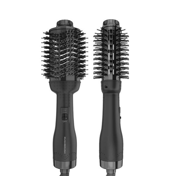 Rush Brush V2 Pro Volummizer, 3 Heat /2 Speed Settings - Black