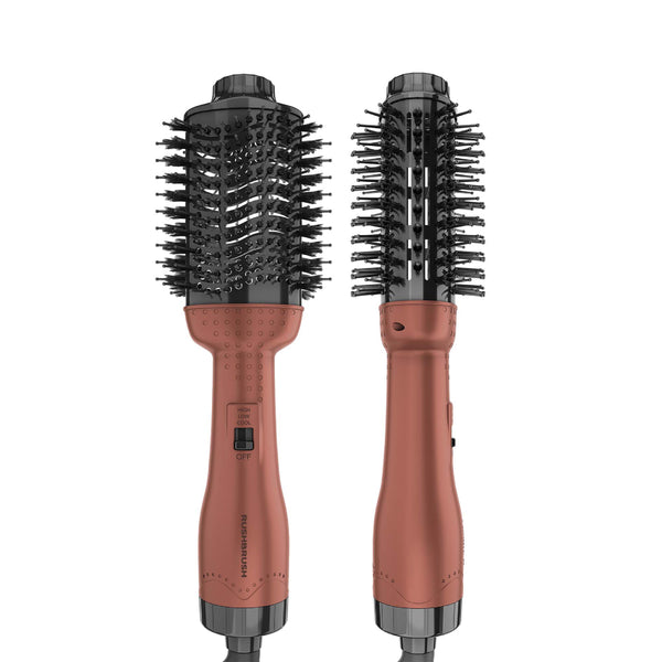 Rush Brush V2 Pro Volummizer, 3 Heat /2 Speed Settings - Rose Gold