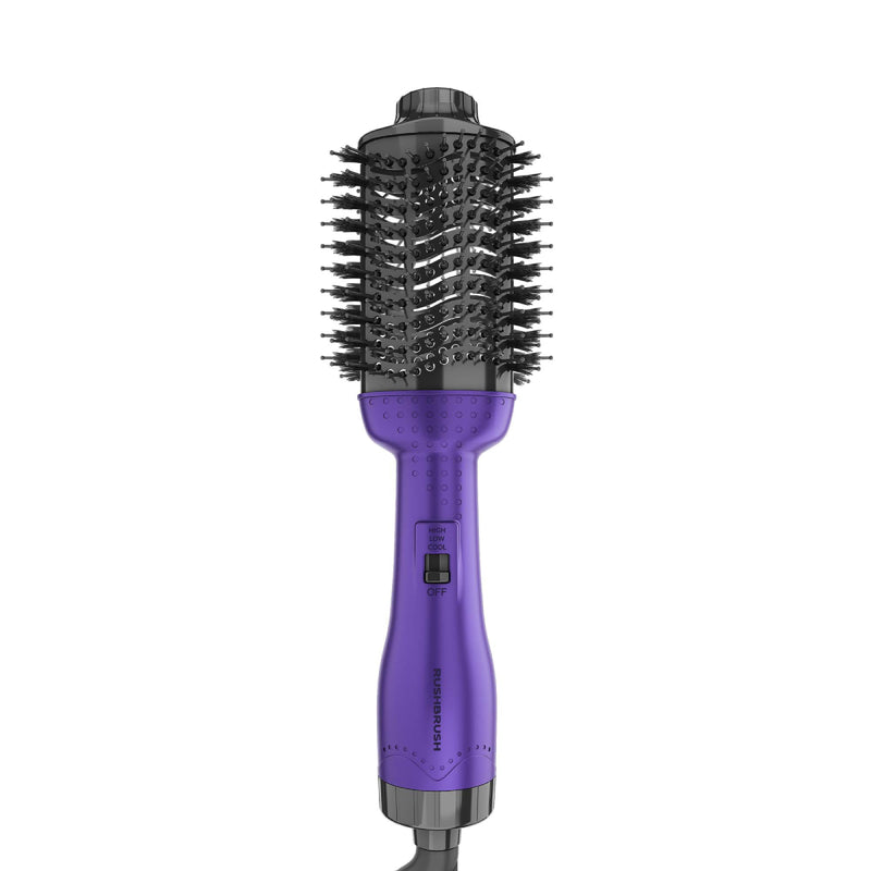 Rush Brush V2 Pro Volummizer, 3 Heat /2 Speed Settings - Purple