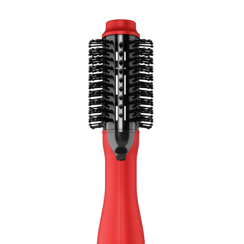 Rush Brush V2 Plus Hair Straightener, Flexible And Pliable, Curved With Volume Served, 1200W - Red