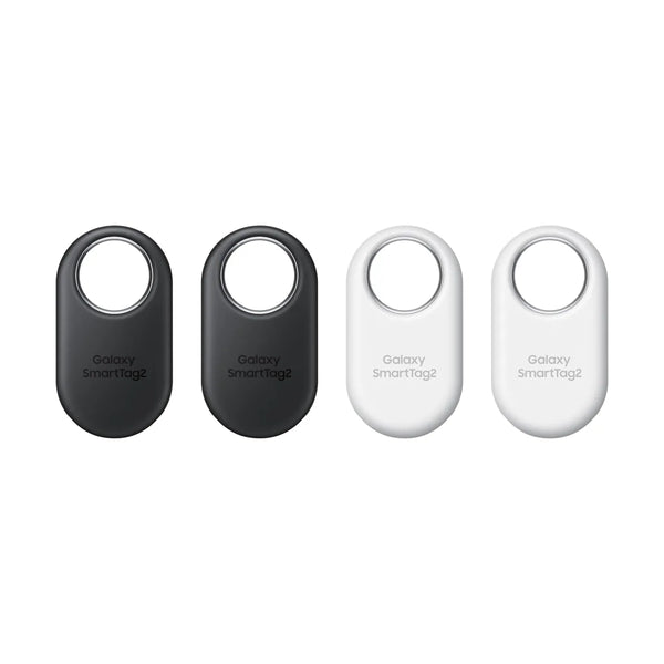 Samsung Galaxy Smart Tag2 Bluetooth Tracker – Black, White – 4 Pack