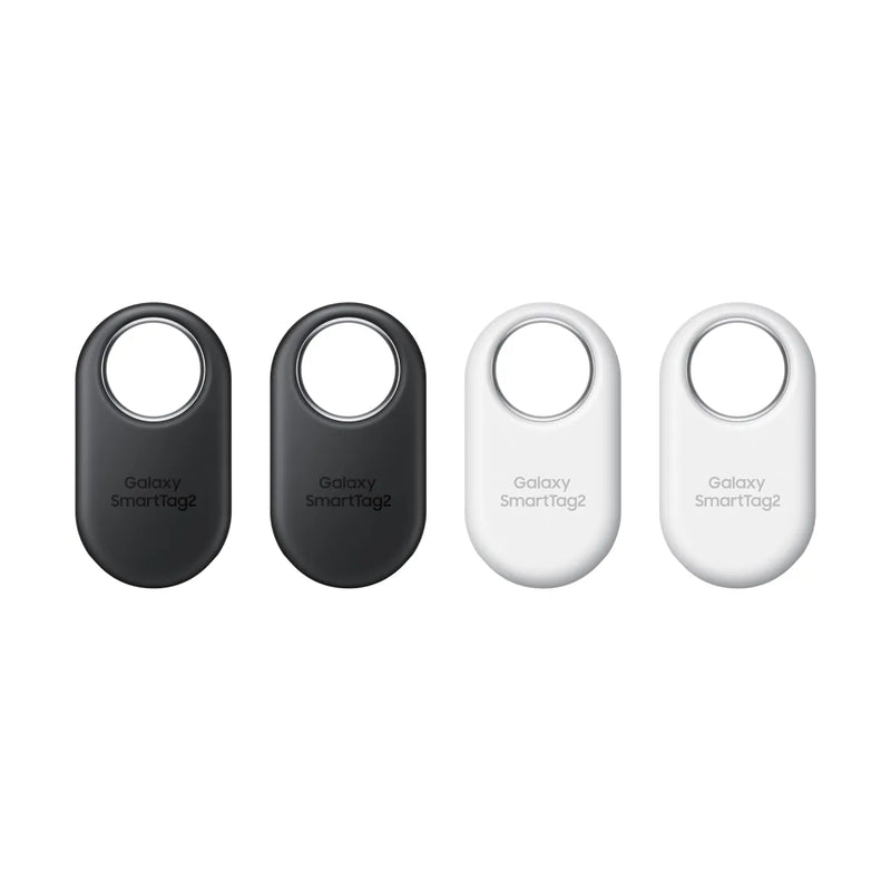 Samsung Galaxy SmartTag2 Bluetooth Tracker – Black, White – 4 Pack