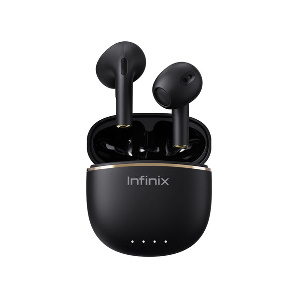 Infinix Buds Lite Clear Vocal, Active Noise Cancellation, Water Resistant IPX4 - XE23 - Black