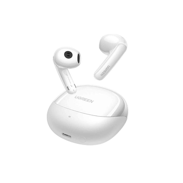 UGREEN HiTune H6 Pro Hybrid Active Noise Cancelling Earbuds - White