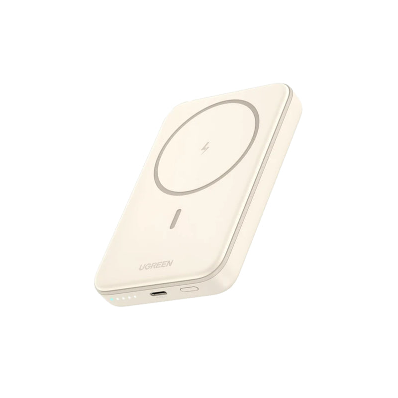 Ugreen 10000mAh  Magnetic Wireless Power Bank 20W - PB561 - Beige