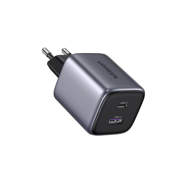 UGREEN Nexode 2-Port, 35W GaN Fast Charger - CD350  - Space Grey