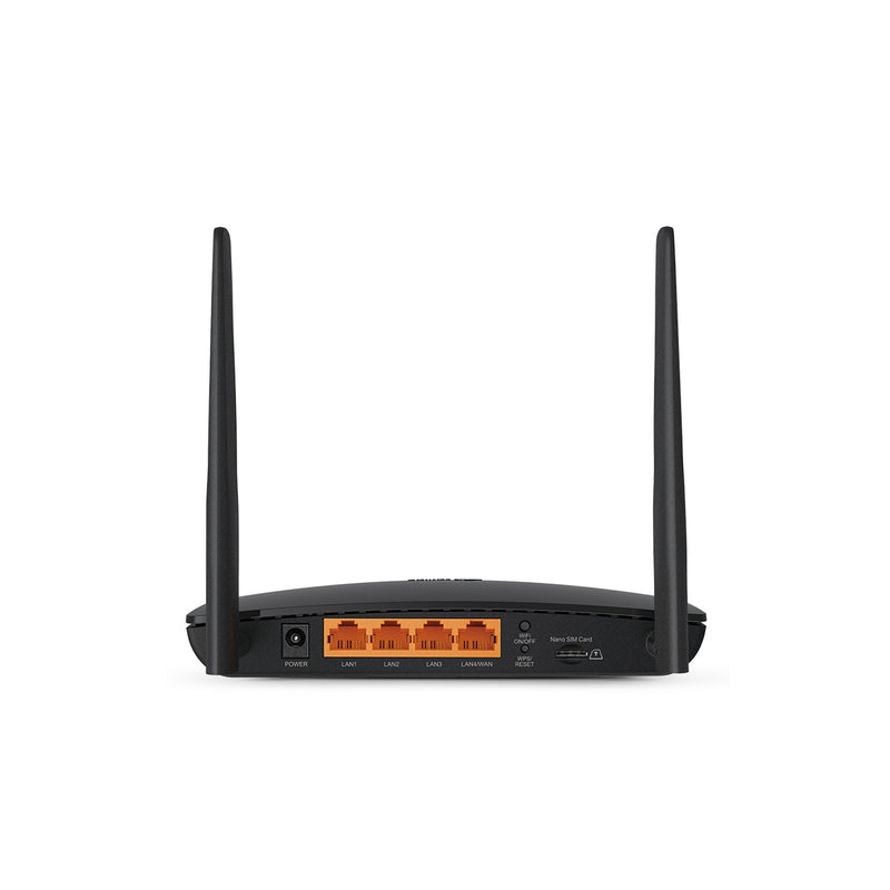 TP-LINK AC750 Dual Band WIFI 4G LTE Router - MR200- Black