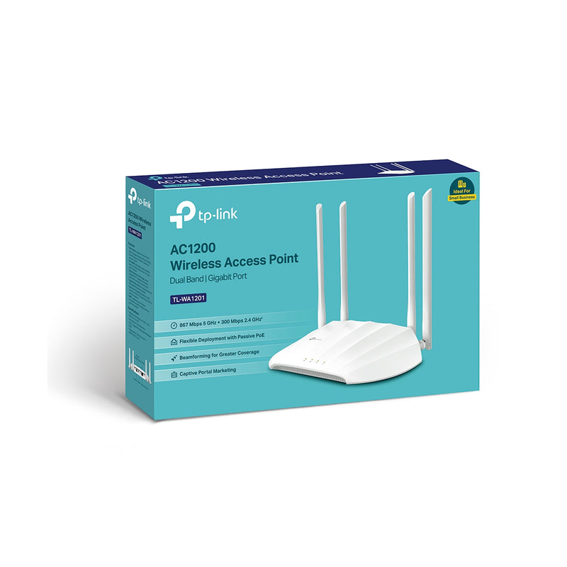 TP-LINK AC1200 Wireless Access Point - TL-WA1201 - White