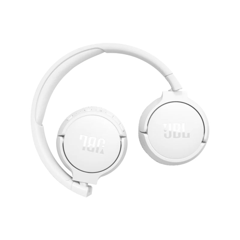 JBL Tune 670NC Wireless On-Ear Headphones With True Adaptive Noise Cancelling - White