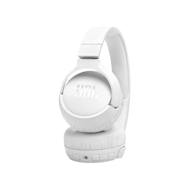 JBL Tune 670NC Wireless On-Ear Headphones With True Adaptive Noise Cancelling - White