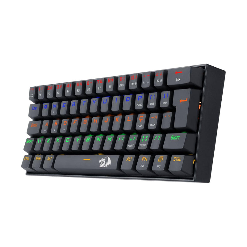 Redragon K606R Lakshmi Gaming Keyboard Blue Switch - Black