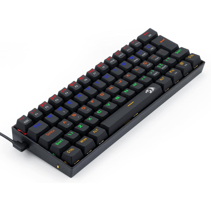 Redragon K606R Lakshmi Gaming Keyboard Blue Switch - Black