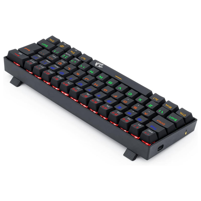 Redragon K606R Lakshmi Gaming Keyboard Blue Switch - Black