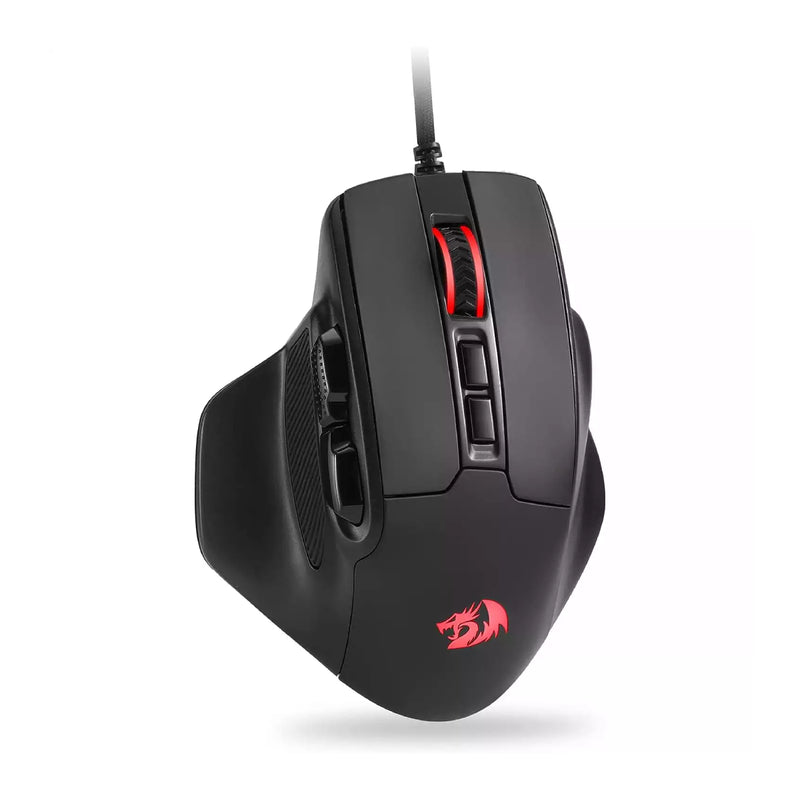 Redragon M806 Bullseye Gaming Mouse – 12,400 DPI – 7 Programmable Buttons - Black