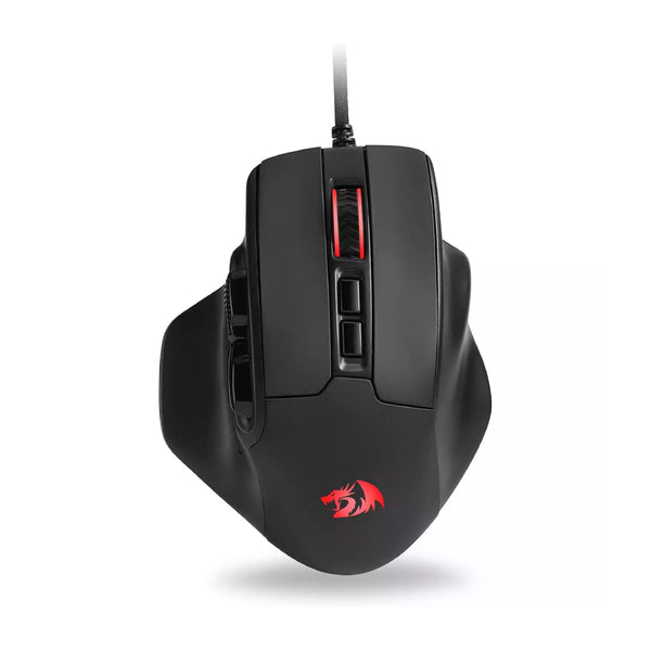 Redragon M806 Bullseye Gaming Mouse – 12,400 DPI – 7 Programmable Buttons - Black