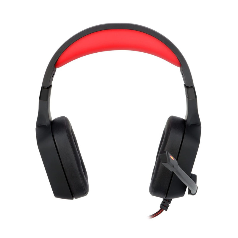 Redragon H310 MUSES Wired Gaming Headset, 7.1 Surround-Sound Pro-Gamer Headphone - Black/Red