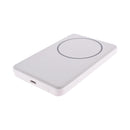 باور بانك لاسلكي مغناطيسي عام 12 وات، 5000 مللي أمبير/ساعة، احصل على الشحن - أبيض