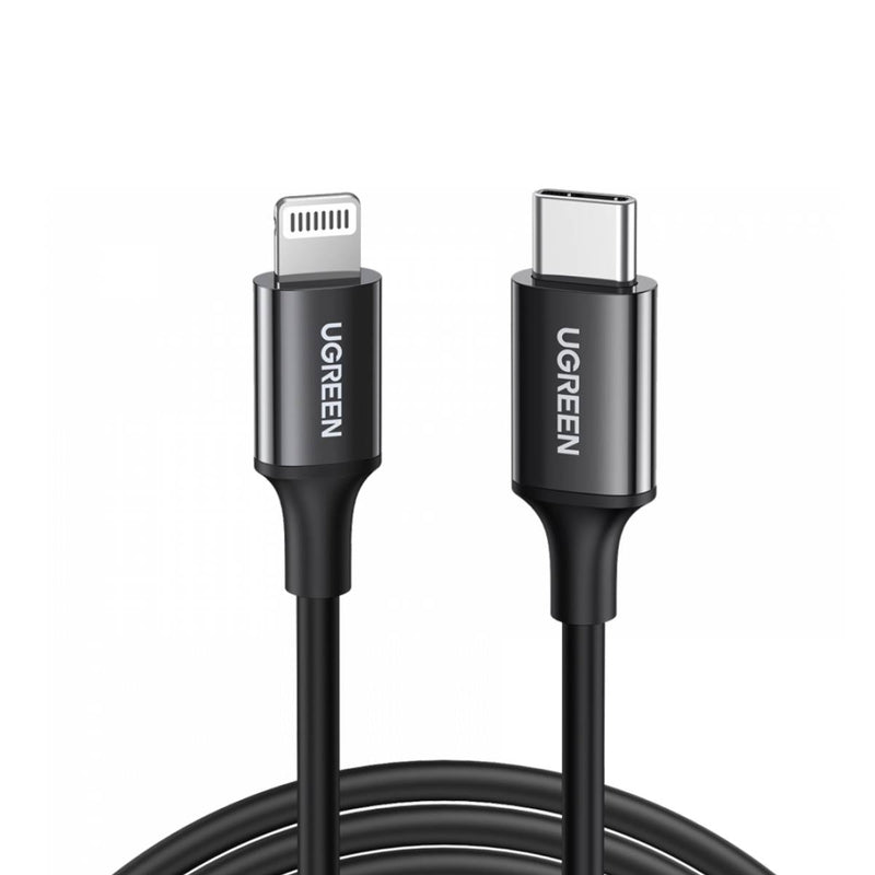 UGREEN USB-C to Lightning Cable US171, 36W, 1m - Black