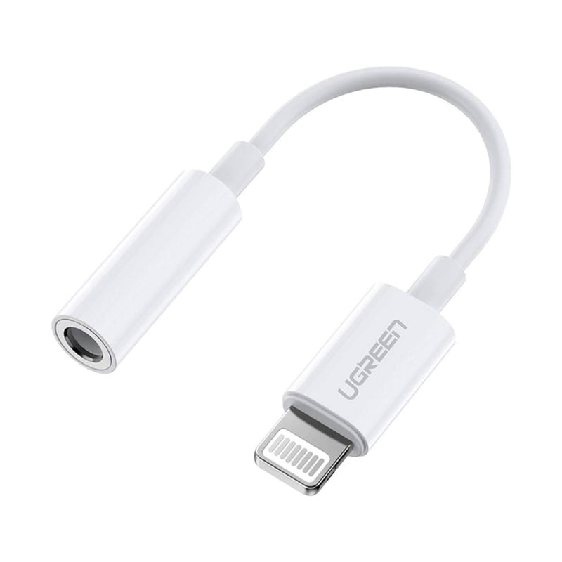 Ugreen lightning to 3.5mm Headphone Jack Adapter - 30759 - White