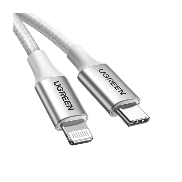 Ugreen USB-C to lightning 36W m/m Cable 1m - 70523 - Silver