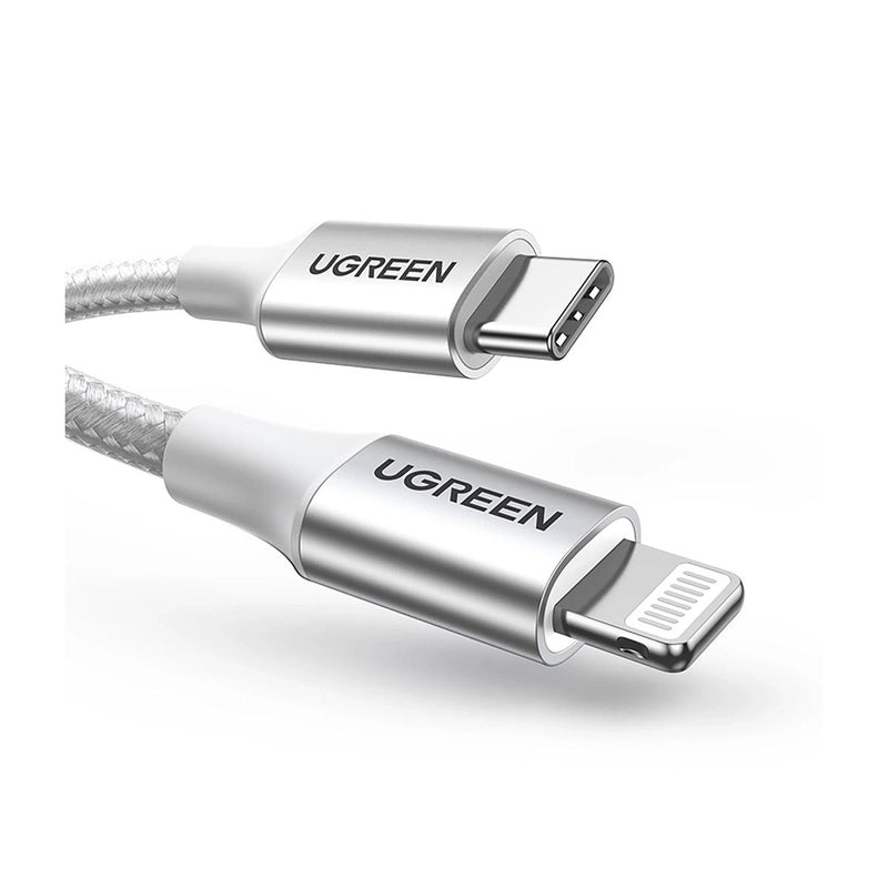 Ugreen USB-C to lightning 36W m/m Cable 1m - 70523 - Silver