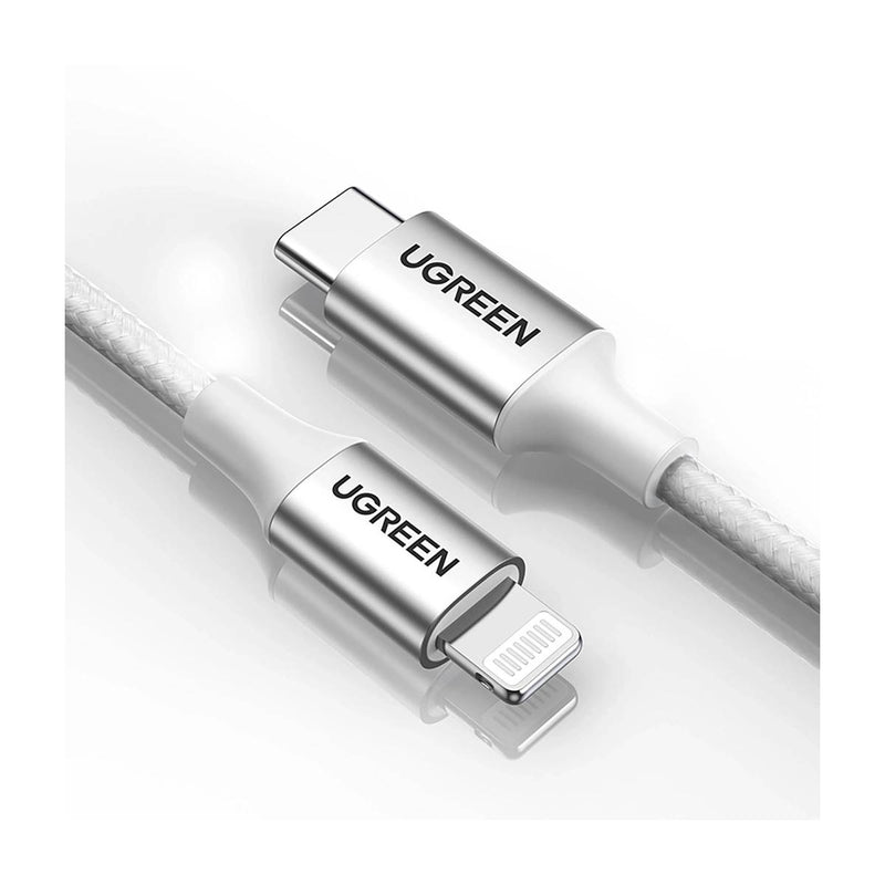 Ugreen USB-C to lightning 36W m/m Cable 1m - 70523 - Silver