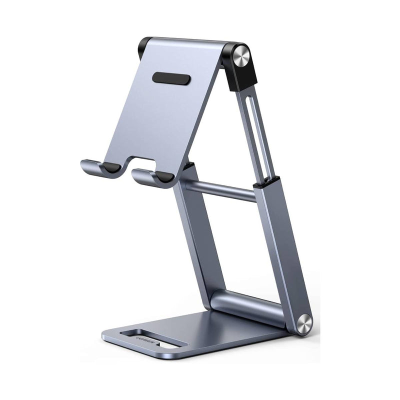 Ugreen Phone Stand, Premium Metal Phone Holder for Desk, Height Adjustable Mobile Stand- 50324 - Silver