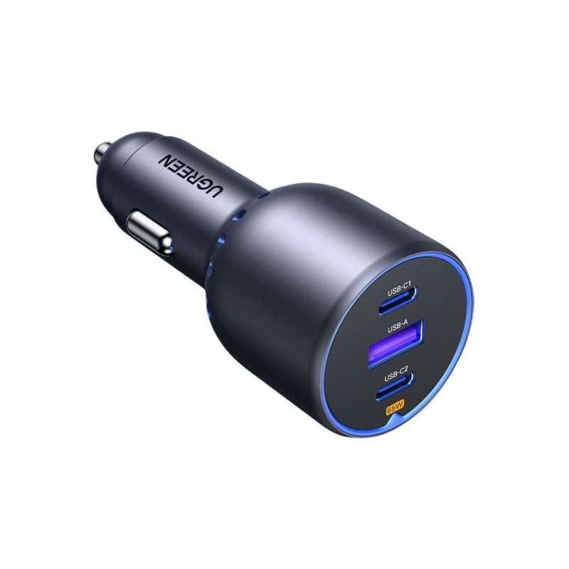 Ugreen 3-Port Fast Car Charger 75w - 35024 - Grey