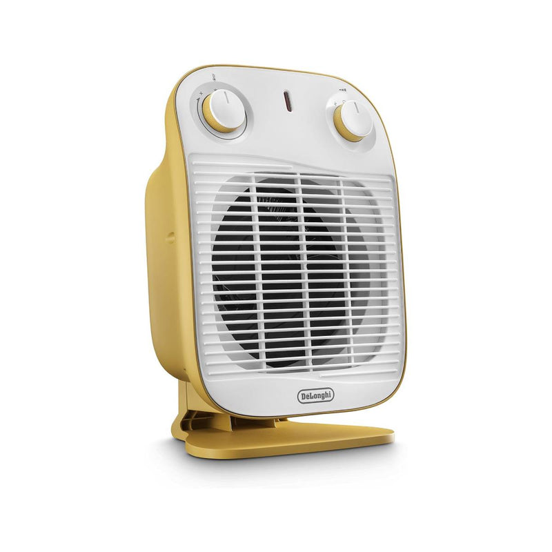 Delonghi Fan heater Easily manage power settings and temperature  - HFS50B20.AV - White/yellow