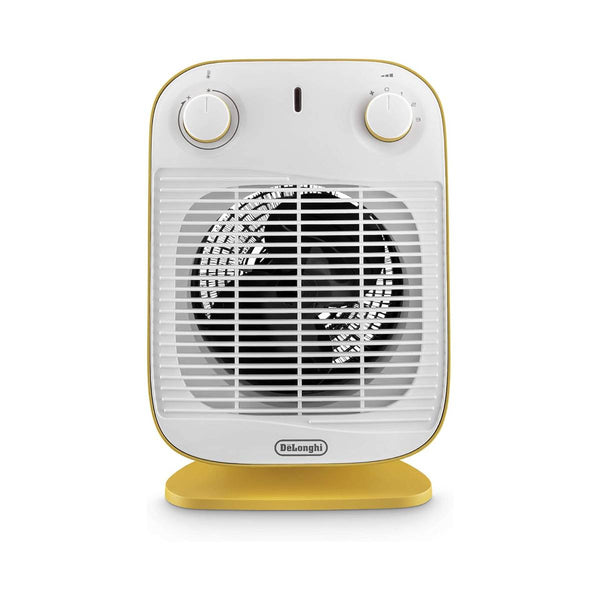 Delonghi Fan heater Easily manage power settings and temperature  - HFS50B20.AV - White/yellow