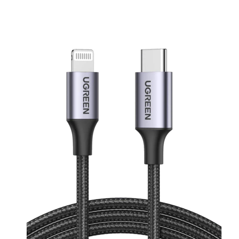 Ugreen USB-C to Lightning Cable Braided 2m - 70525 - Silver