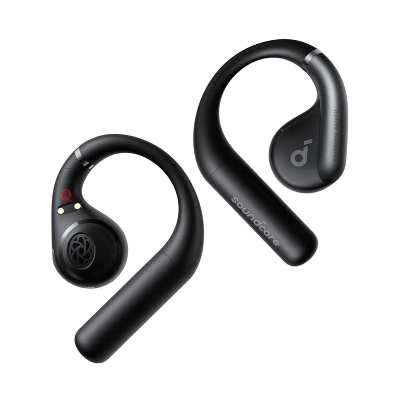 Anker Soundcore Aerofit Open-Ear True Wireless Earbuds , Bluetooth , Waterproof , 4 Mics - A3872H11 - Black