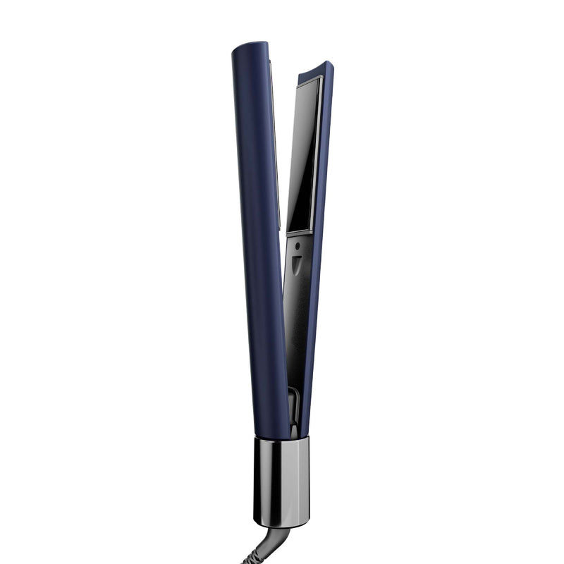 Rush Brush Hair Straightener & Curler, Ceramic Plates, Negative ion technology, 230℃, - Navy Blue