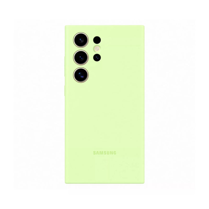 Samsung Galaxy S24 Ultra Silicone Cover Phone - Lime