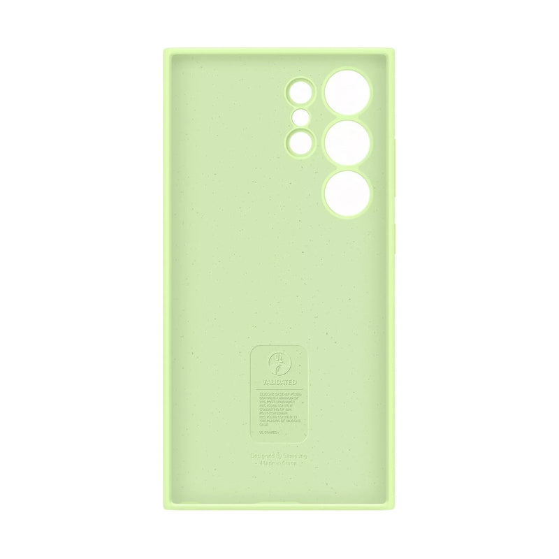 Samsung Galaxy S24 Ultra Silicone Cover Phone - Lime