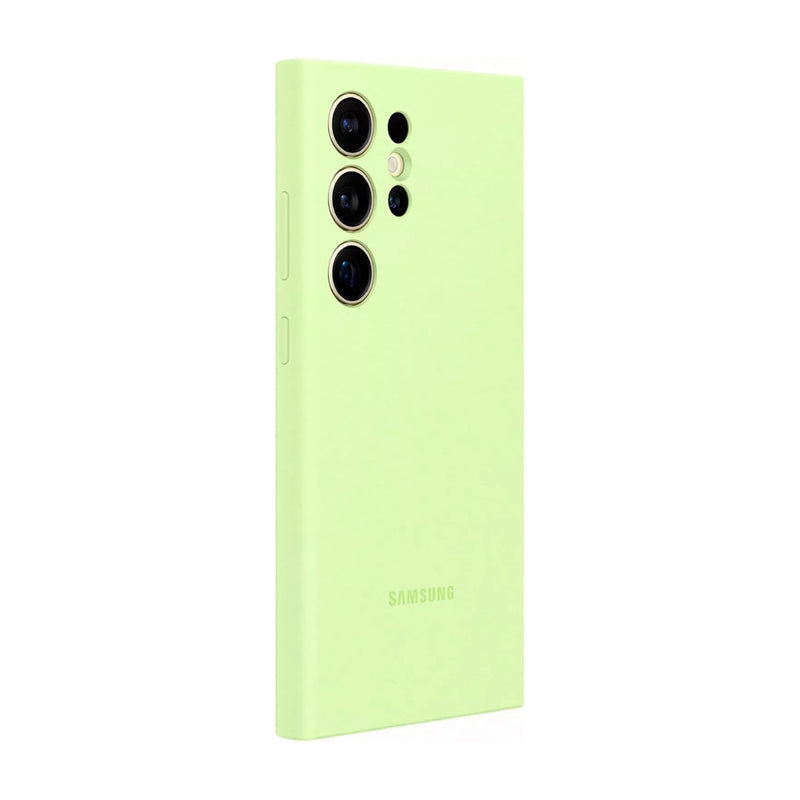 Samsung Galaxy S24 Ultra Silicone Cover Phone - Lime