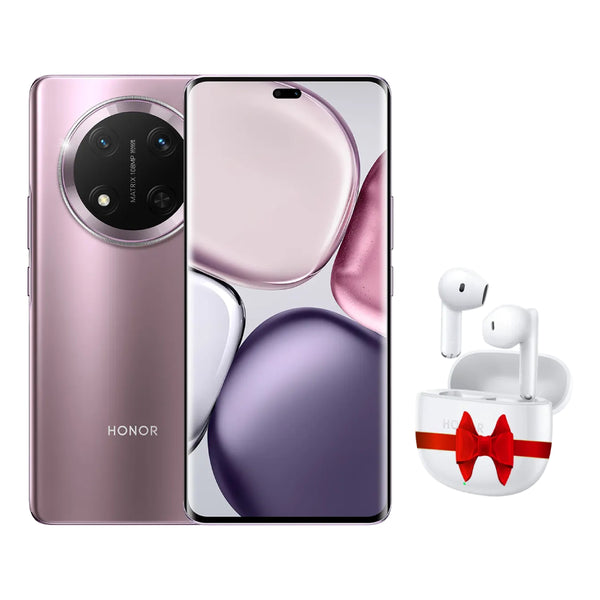 Honor X9C Dual SIM Mobile, 256GB Internal Memory, 12GB RAM, 5G,Titanium Purple + Honor Earbuds X6 Gift🎁