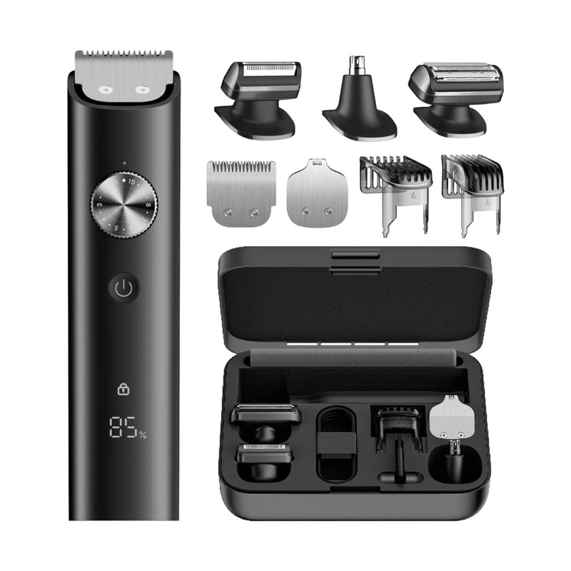 Xiaomi Grooming Kit Pro, Beard Trimmer for Men, IPX7 Waterproof Electric Razor Shavers, Hair Trimmer for Nose Ear Mustache Face Body - Black