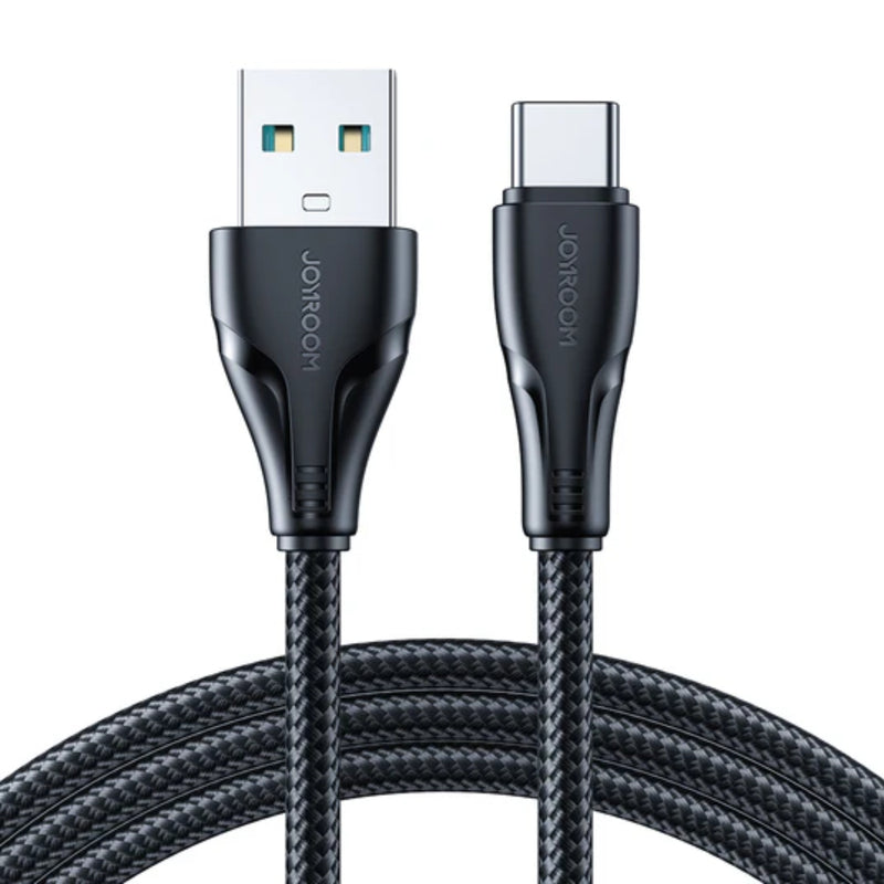 Joyroom Fast Charging Data Cable , USB-A To Type-C , 3A , 1.2M - S-UC027A11 - Black